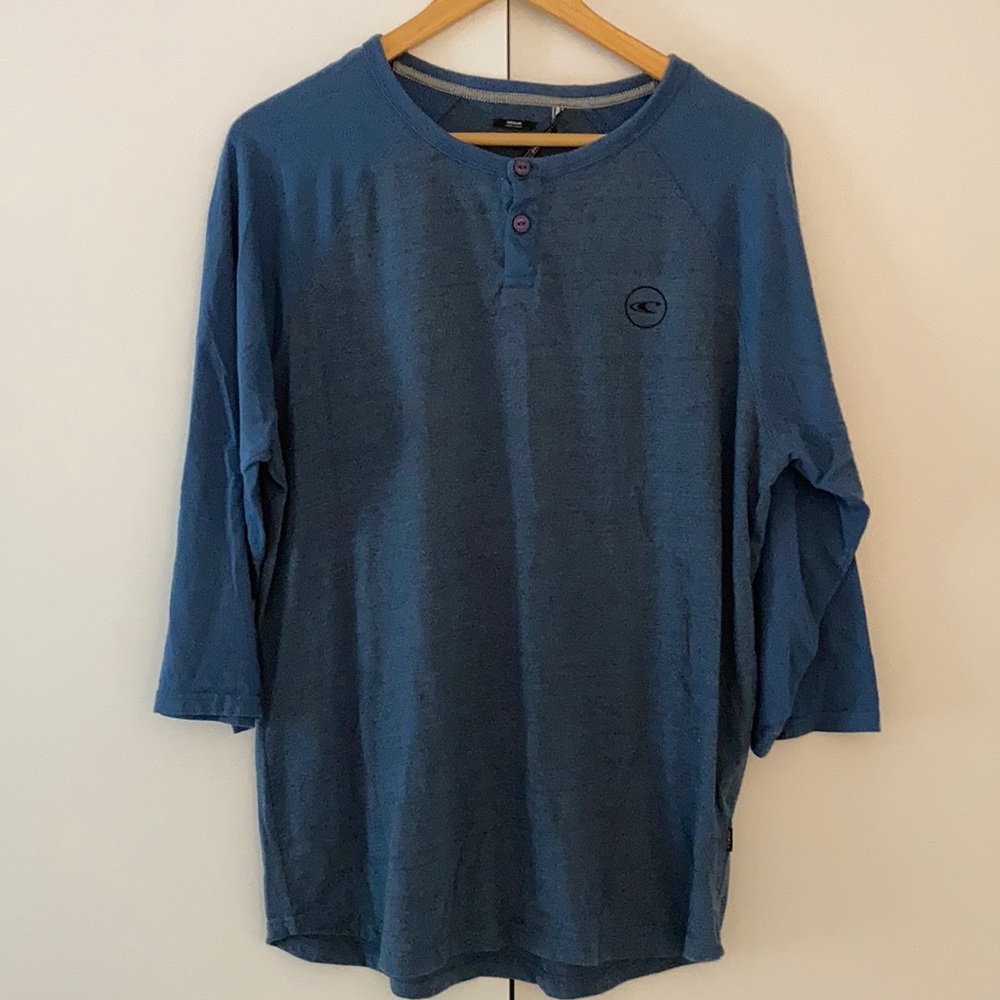 O’Neill Blue 3/4 Sleeve Tee - Medium